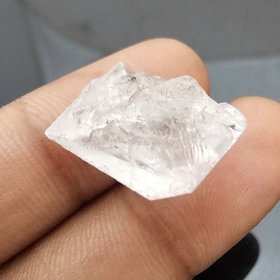 17.44   carats  Natural Herkimer diamond  8.60x18.17x9.80 mm