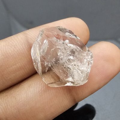 20.08  carats  Natural Herkimer diamond  10.87x13.99x10.91 mm