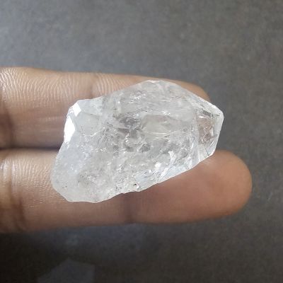 41.15   carats Natural Herkimer diamond  0.53x14.10x14.14 mm