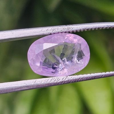 2.97 Carats Natural Lavender Sapphire 10.75 x 7.35 x 3.90 mm