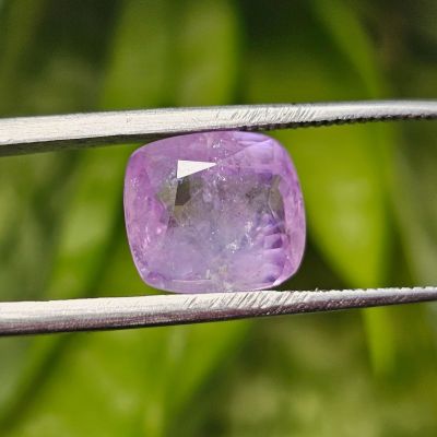 3.80 Carats Natural Lavender Sapphire 9.70 x 8.80 x 4.40 mm