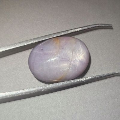 24.97 Carats Natural Quick Silver Star Sapphire 20.26 x 15.12 x 7.33 mm