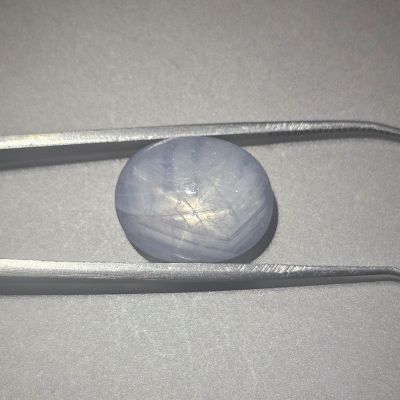 16.64 Carats Natural Spanish Gray Star Sapphire 16.13 x 13.00 x 7.50 mm