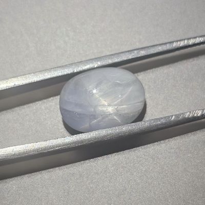 7.09 Carats Natural Iron Star Sapphire 12.62 x 9.21 x 5.43 mm