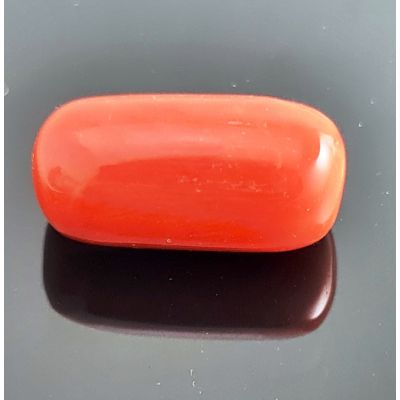 14.75 Carats Natural Italian Orangish Red 18.98x9.37x9.06 mm