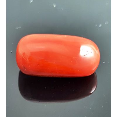 17.70 Carats Natural Italian Orangish Red 19.80x10.35x10.05 mm