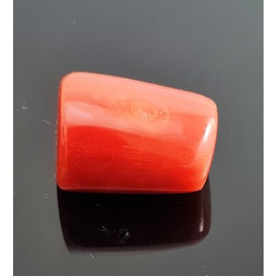 20.25 Carats Natural Italian Orangish Red 16.07x12.60x10.80 mm