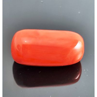19.10 Carats Natural Italian Orangish Red 20.75x10.16x10.07 mm