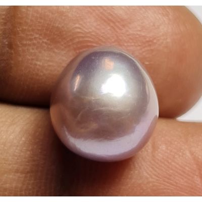 9.60 Carats Natural Venezuela Purple Pearl 11.98x10.76x10.64 mm