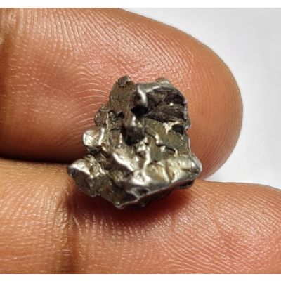 10.20 Carats Natural Black Meteorite 12.02x10.43x6.55 mm