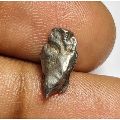 5.54 Carats Natural Black Meteorite 11.73x6.35x4.41 mm