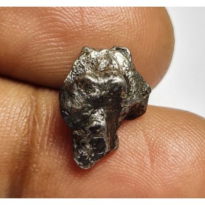 7.87 Carats Natural Black Meteorite 13.64x9.66x5.07 mm