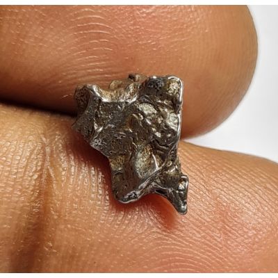 7.20 Carats Natural Black Meteorite 12.32x10.06x7.14 mm