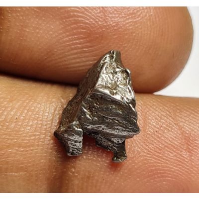 6.81 Carats Natural Black Meteorite 12.07x8.31x5.90 mm