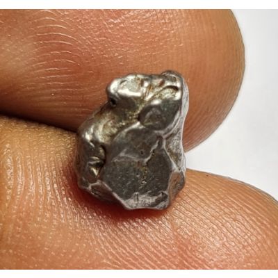 8.85 Carats Natural Black Meteorite 9.97x7.51x7.78 mm