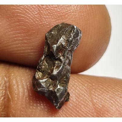 4.35 Carats Natural Black Meteorite 12.18x5.02x3.99 mm