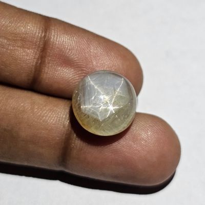 17.77  carats  Natural Sandstone  Sapphire 13.97x13.54x8.70mm