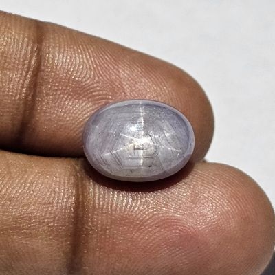 10.90 Carats Natural Don Juan Star Sapphire 13.28 x 10.25 x 7.31 mm