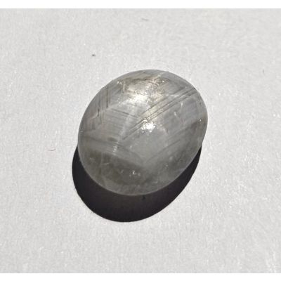 4.12  Carats Natural  storm gray Sapphire  9.49x8.00x4.86 mm