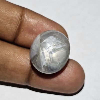 35.83 Carats Natural Friar Gray Sapphire 18.89x16.52x10.24 mm 