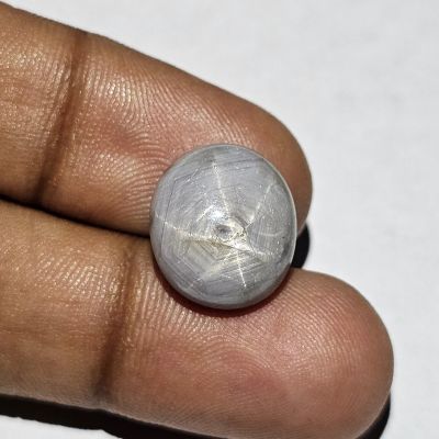 13.84 Carats Natural Tundra Star Sapphire 14.30 x 12.72 x 6.98 mm