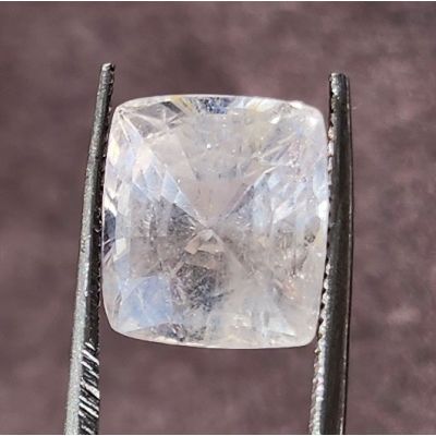 7.03 Carats Natural Colorless Sapphire 10.52 x 9.31 x 7.19 mm