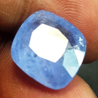 9.08 Carats Blue Sapphire  13.86 x 12.10 x 5.02 mm