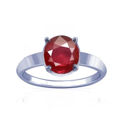 New Burmese Ruby Sterling Silver Ring - K14