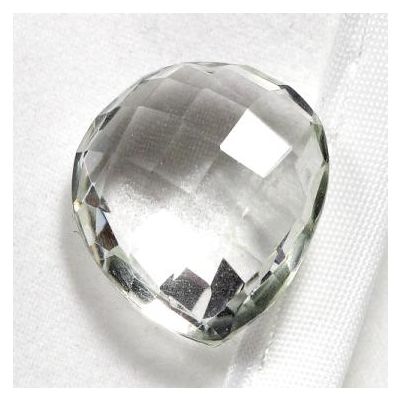 14.79 CT Natural Rock Crystal Quartz Pear Shape 16.80x16.75x10.46mm