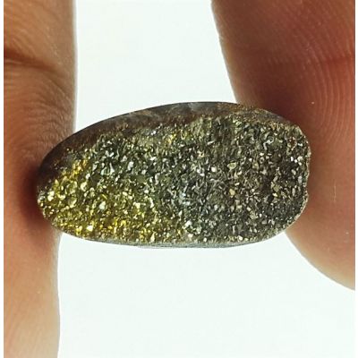 7.20 Carats Natural Spectro Pyrite Druzy 15.48 X 8.24 X 5.59 mm