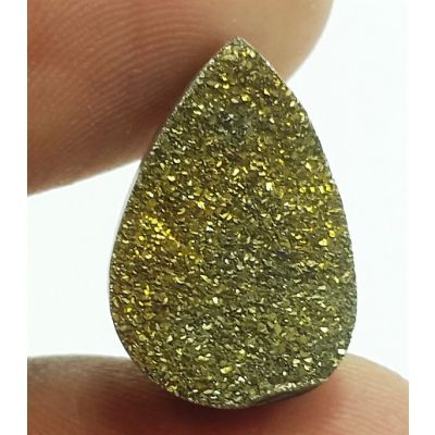 7.30 Carats Natural Spectro Pyrite Druzy 16.50 X 10.95 X 4.33 mm