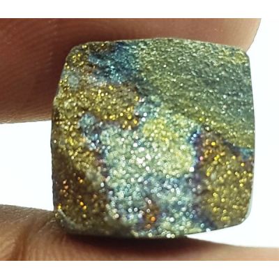 4.32 Carats Natural Spectro Pyrite Druzy 12.41 X 12.27 X 4.45 mm
