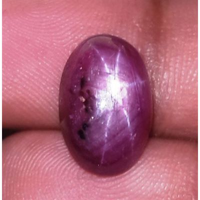 7.56 Carats African Star Ruby 3.09x8.62x5.53 mm