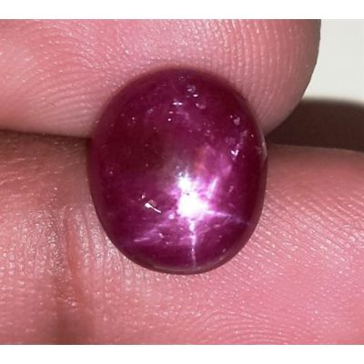 6.58 Carats African Star Ruby 11.35x9.80x5.16 mm