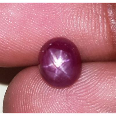 2.53 Carats African Star Ruby 7.79x6.57x4.40 mm