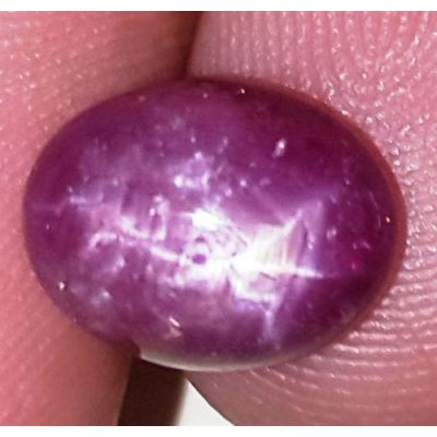 6.1 Carats African Star Ruby 10.78x8.51x5.76 mm