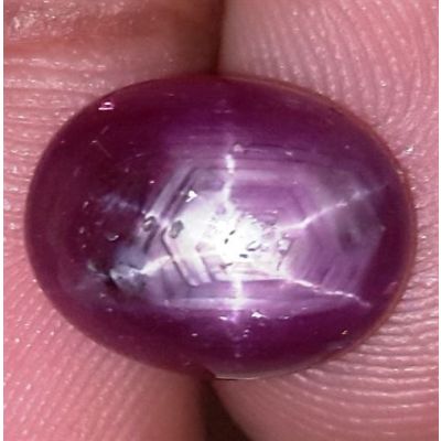 8.05 Carats African Star Ruby 12.20x9.41x6.40 mm
