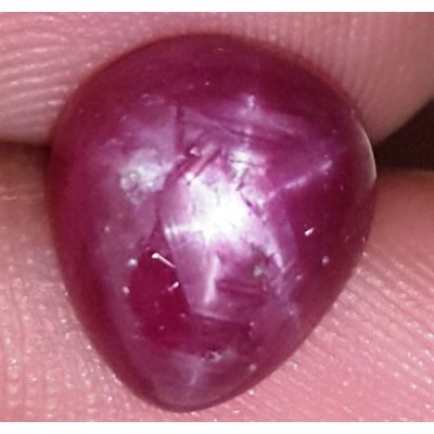 6.47 Carats African Star Ruby 11.04x9.75x5.78 mm