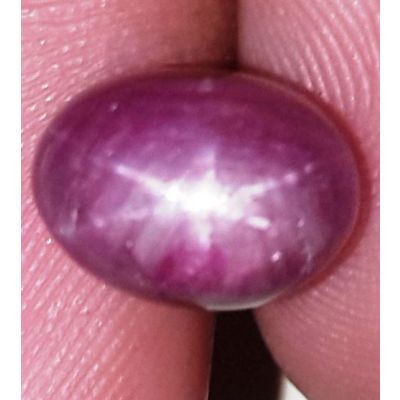 7.06 Carats African Star Ruby 10.05x7.26x7.76 mm