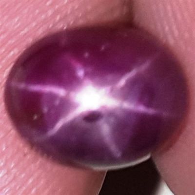 3.62 Carats African Star Ruby 8.07x6.50x5.82 mm