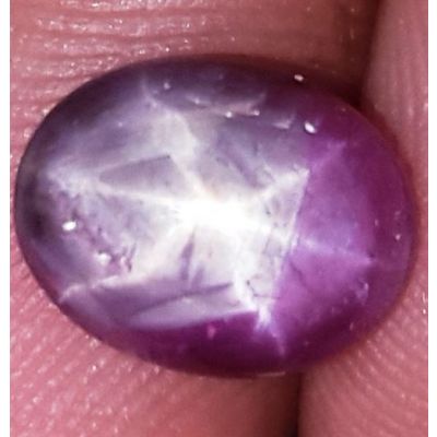 3 Carats African Star Ruby 9.42x7.55x3.74 mm