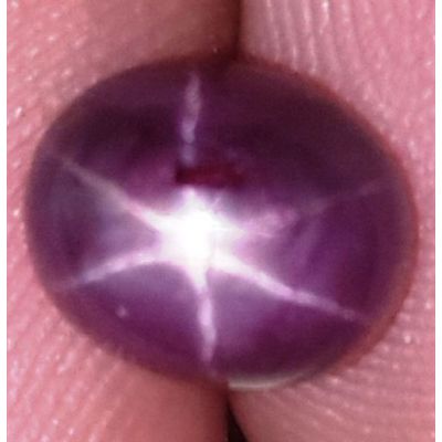 3.22 Carats African Star Ruby 8.19x6.75x5.05 mm