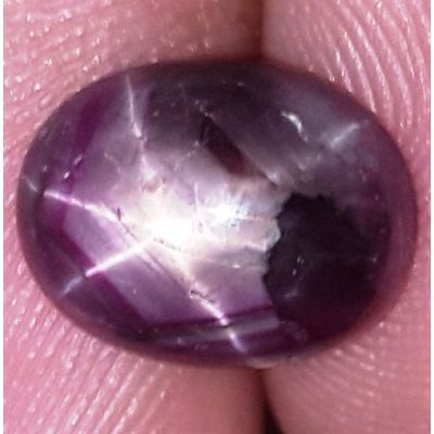 3.97 Carats African Star Ruby 10.42x8.11x4.1 mm