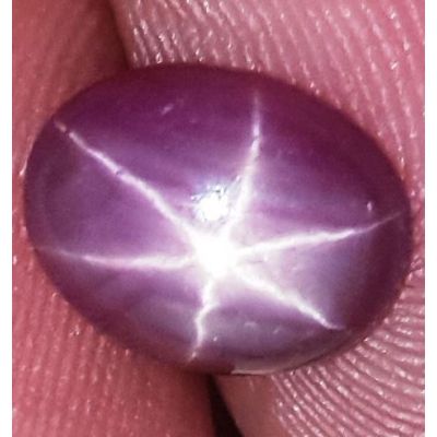 2.07 Carats African Star Ruby 8.51x6.64x3.31 mm