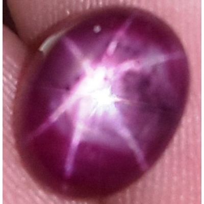 2.19 Carats African Star Ruby 8.09x6.23x3.55 mm