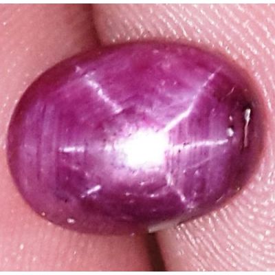 3.85 Carats African Star Ruby 9.79x7.46x4.56 mm