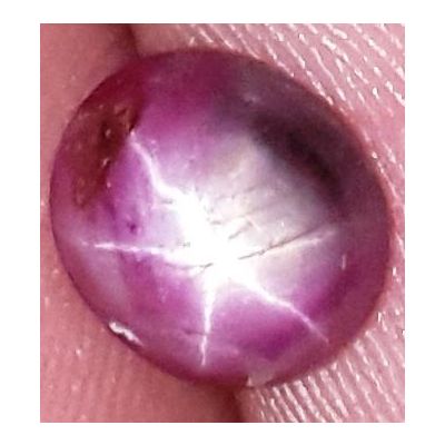 2.11 Carats African Star Ruby 7.27x6.31x4.03 mm
