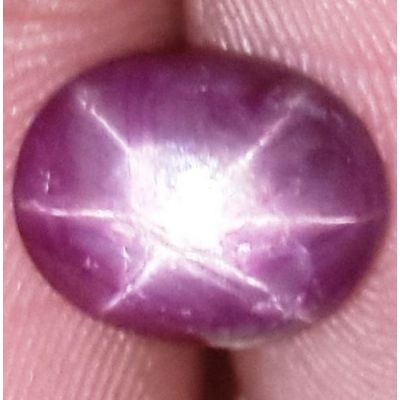3.47 Carats African Star Ruby 9.63x7.56x3.91 mm