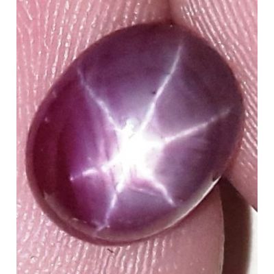 3.38 Carats African Star Ruby 8.84x7.03x4.68 mm