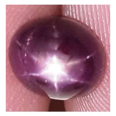 2.68 Carats African Star Ruby 7.20x6.00x5.28 mm